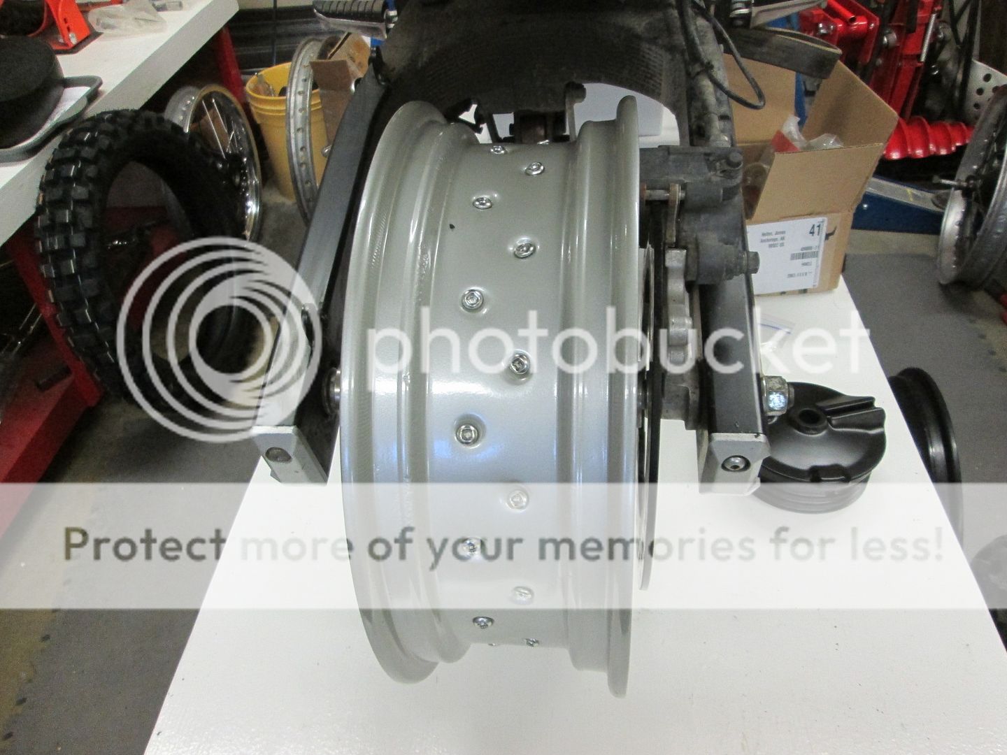 Trailer Wheel (TW) Mod for the TW200 Page 8 TW200 Forum